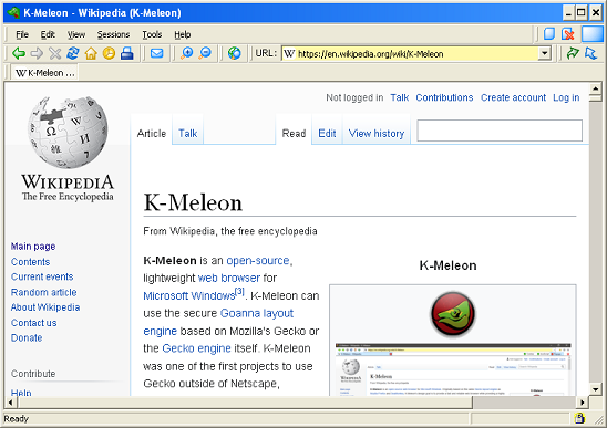 for windows download K-Meleon 76.4.7 (2023.07.22)